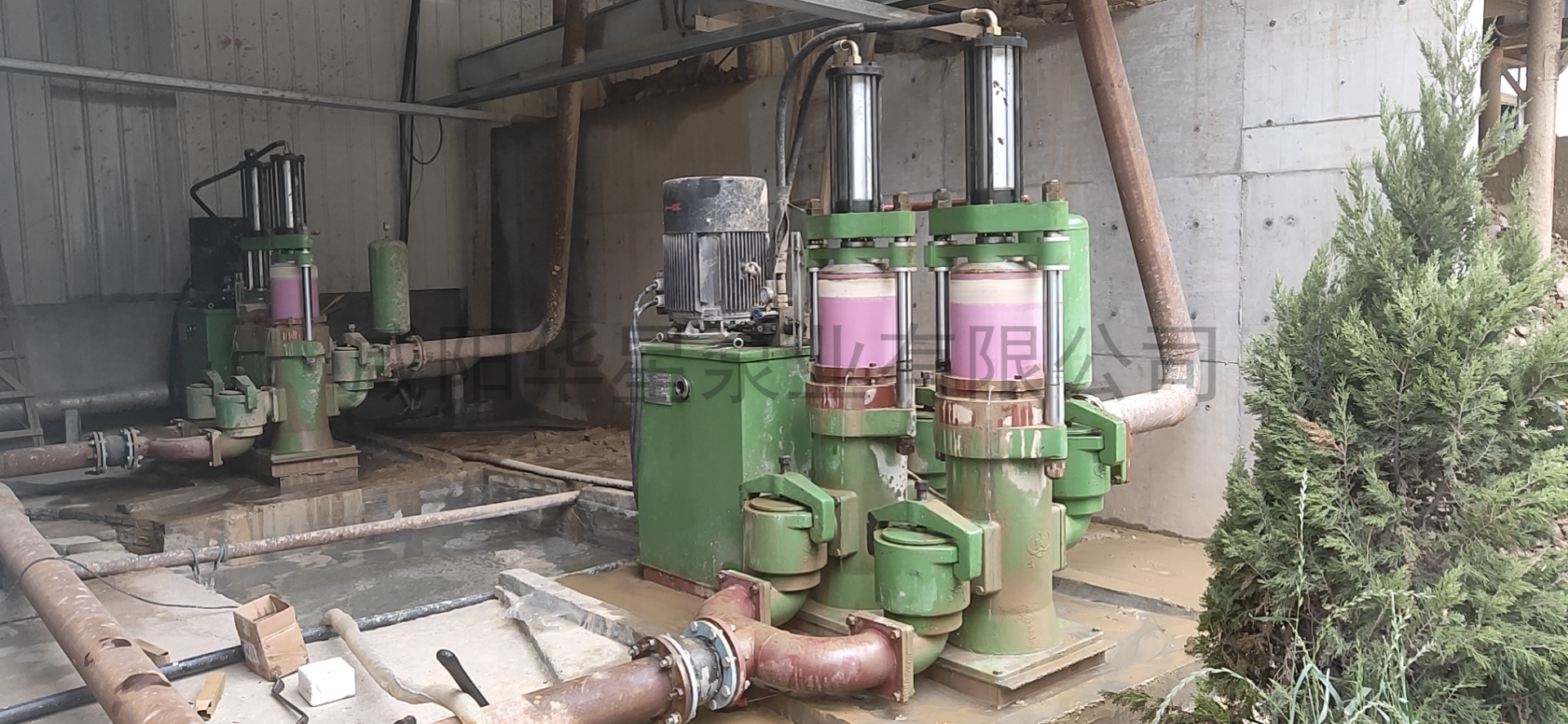 壓濾機專用節(jié)能泵處理洗沙污水現(xiàn)場
